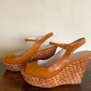 Prada wedge sandals.